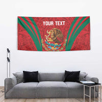 Custom Baseball Mexico 2024 Tapestry Aztec Calendar Pattern - Dynamic Style - Wonder Print Shop