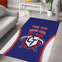 Custom Chinese Taipei Area Rug Go Taiwanese - Baseball Style - Wonder Print Shop
