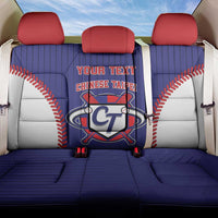 Custom Chinese Taipei Back Car Seat Cover Go Taiwanese - Baseball Style - Wonder Print Shop