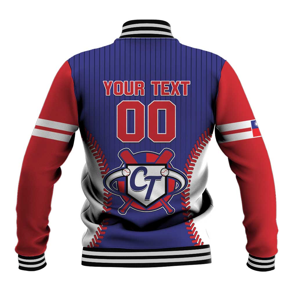 Custom Chinese Taipei Baseball Jacket Go Taiwanese - Baseball Style - Wonder Print Shop
