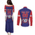Custom Chinese Taipei Couples Matching Puletasi and Long Sleeve Button Shirt Go Taiwanese - Baseball Style - Wonder Print Shop