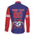Custom Chinese Taipei Family Matching Off The Shoulder Long Sleeve Dress and Hawaiian Shirt Go Taiwanese - Baseball Style - Wonder Print Shop