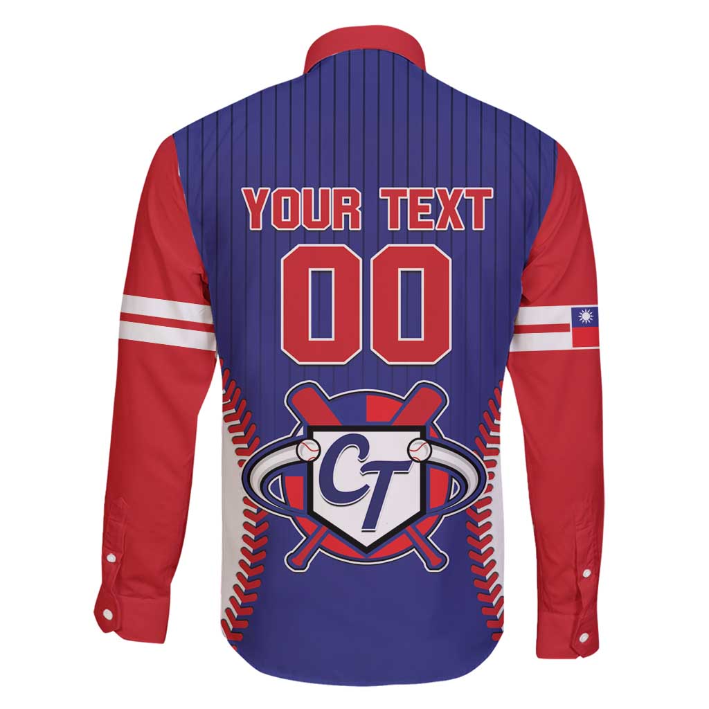 Custom Chinese Taipei Family Matching Puletasi and Hawaiian Shirt Go Taiwanese - Baseball Style - Wonder Print Shop