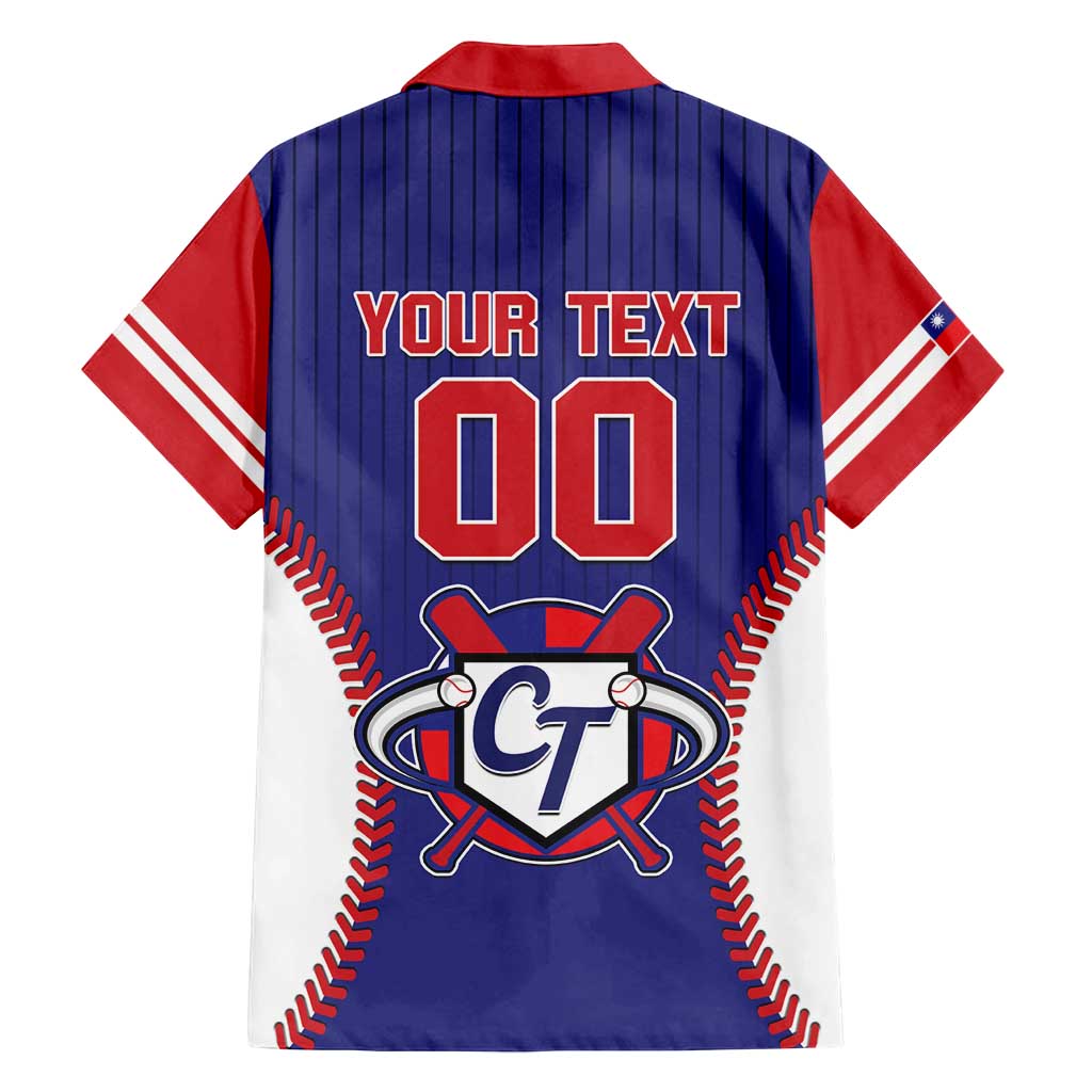 Custom Chinese Taipei Family Matching Summer Maxi Dress and Hawaiian Shirt Go Taiwanese - Baseball Style - Wonder Print Shop