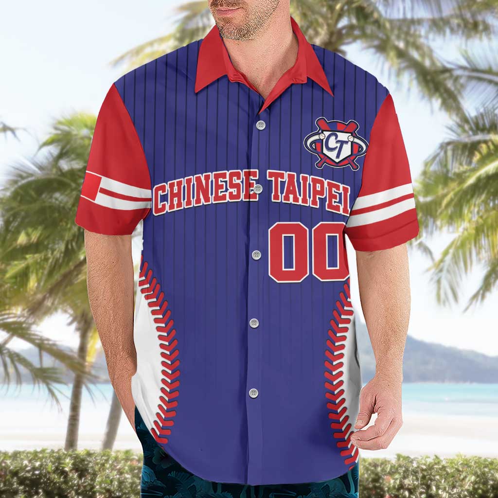 Custom Chinese Taipei Hawaiian Shirt Go Taiwanese - Baseball Style - Wonder Print Shop