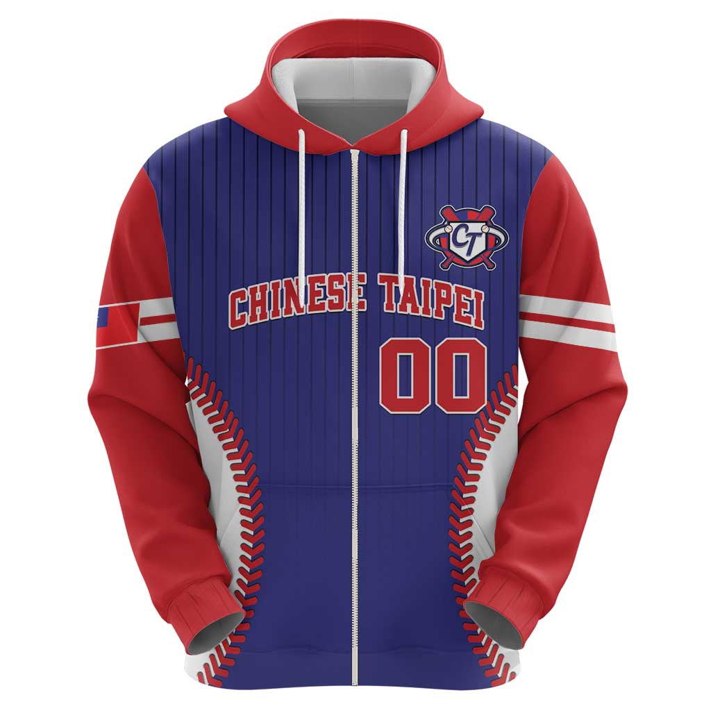 Custom Chinese Taipei Hoodie Go Taiwanese - Baseball Style - Wonder Print Shop