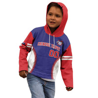 Custom Chinese Taipei Kid Hoodie Go Taiwanese - Baseball Style - Wonder Print Shop