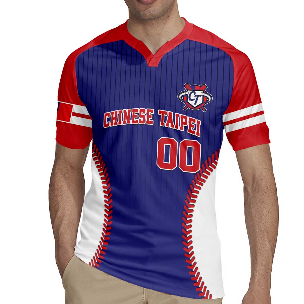 Custom Chinese Taipei Rugby Jersey Go Taiwanese - Baseball Style - Wonder Print Shop