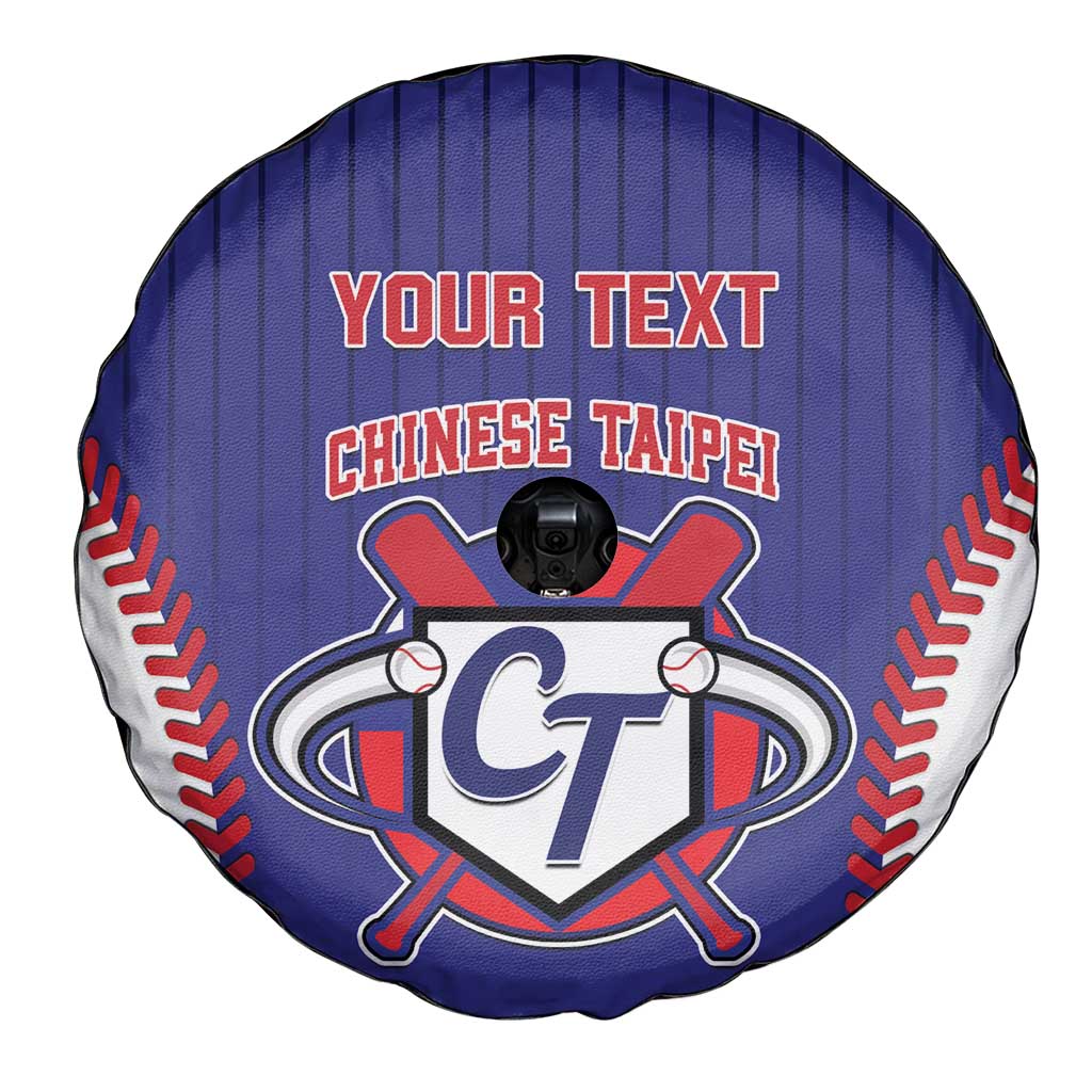 Custom Chinese Taipei Spare Tire Cover Go Taiwanese - Baseball Style - Wonder Print Shop