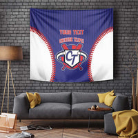 Custom Chinese Taipei Tapestry Go Taiwanese - Baseball Style - Wonder Print Shop