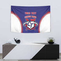 Custom Chinese Taipei Tapestry Go Taiwanese - Baseball Style - Wonder Print Shop