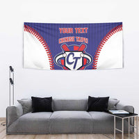 Custom Chinese Taipei Tapestry Go Taiwanese - Baseball Style - Wonder Print Shop