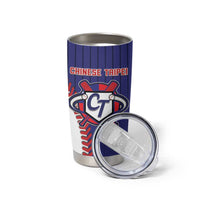 Custom Chinese Taipei Tumbler Cup Go Taiwanese - Baseball Style - Wonder Print Shop