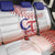Custom Baseball Chinese Taipei Back Car Seat Cover National Plum Blossom - Dynamic Style - Wonder Print Shop