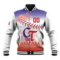 Custom Baseball Chinese Taipei Baseball Jacket National Plum Blossom - Dynamic Style - Wonder Print Shop