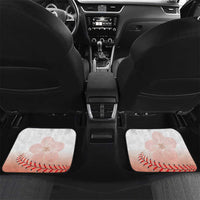 Custom Baseball Chinese Taipei Car Mats National Plum Blossom - Dynamic Style - Wonder Print Shop