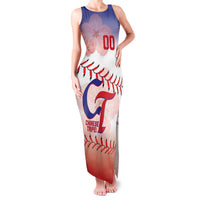 Custom Baseball Chinese Taipei Family Matching Tank Maxi Dress and Hawaiian Shirt National Plum Blossom - Dynamic Style - Wonder Print Shop