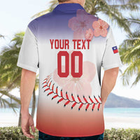 Custom Baseball Chinese Taipei Hawaiian Shirt National Plum Blossom - Dynamic Style - Wonder Print Shop