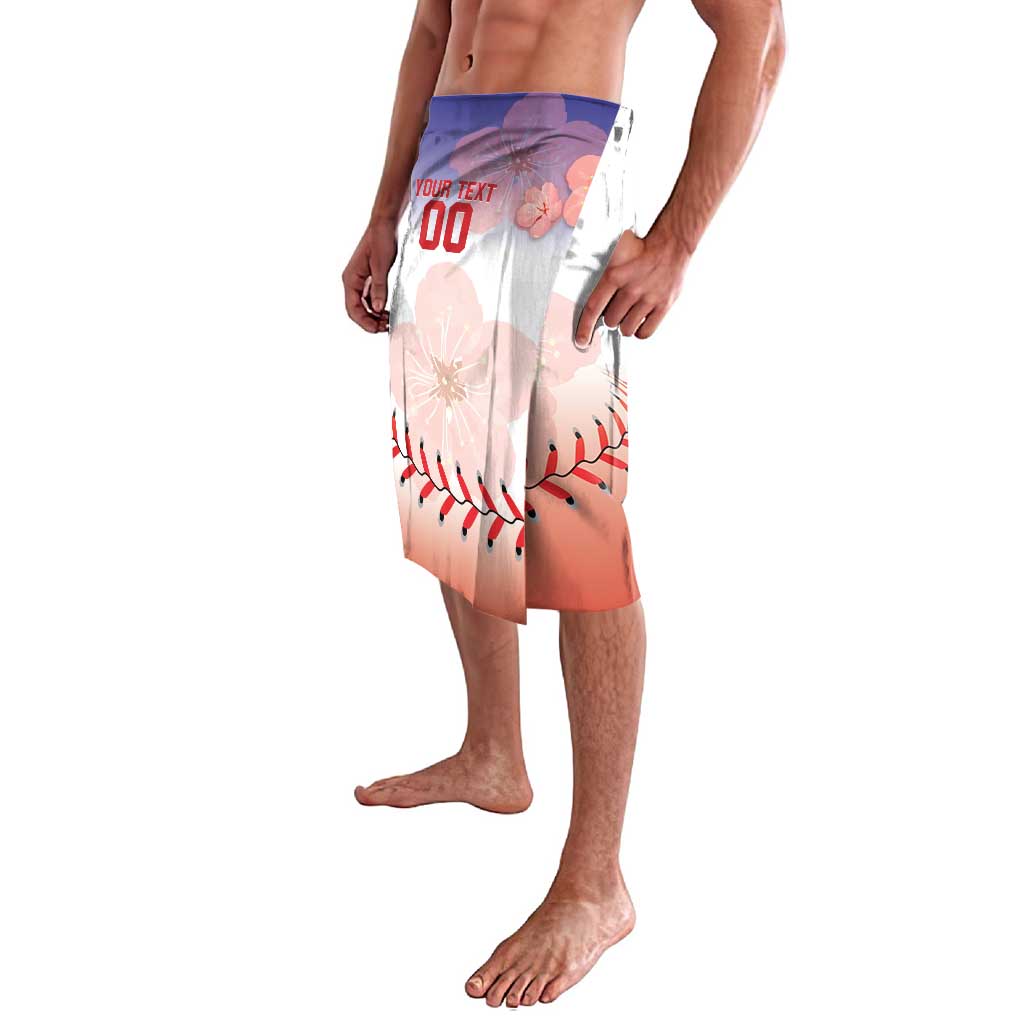 Custom Baseball Chinese Taipei Lavalava National Plum Blossom - Dynamic Style - Wonder Print Shop