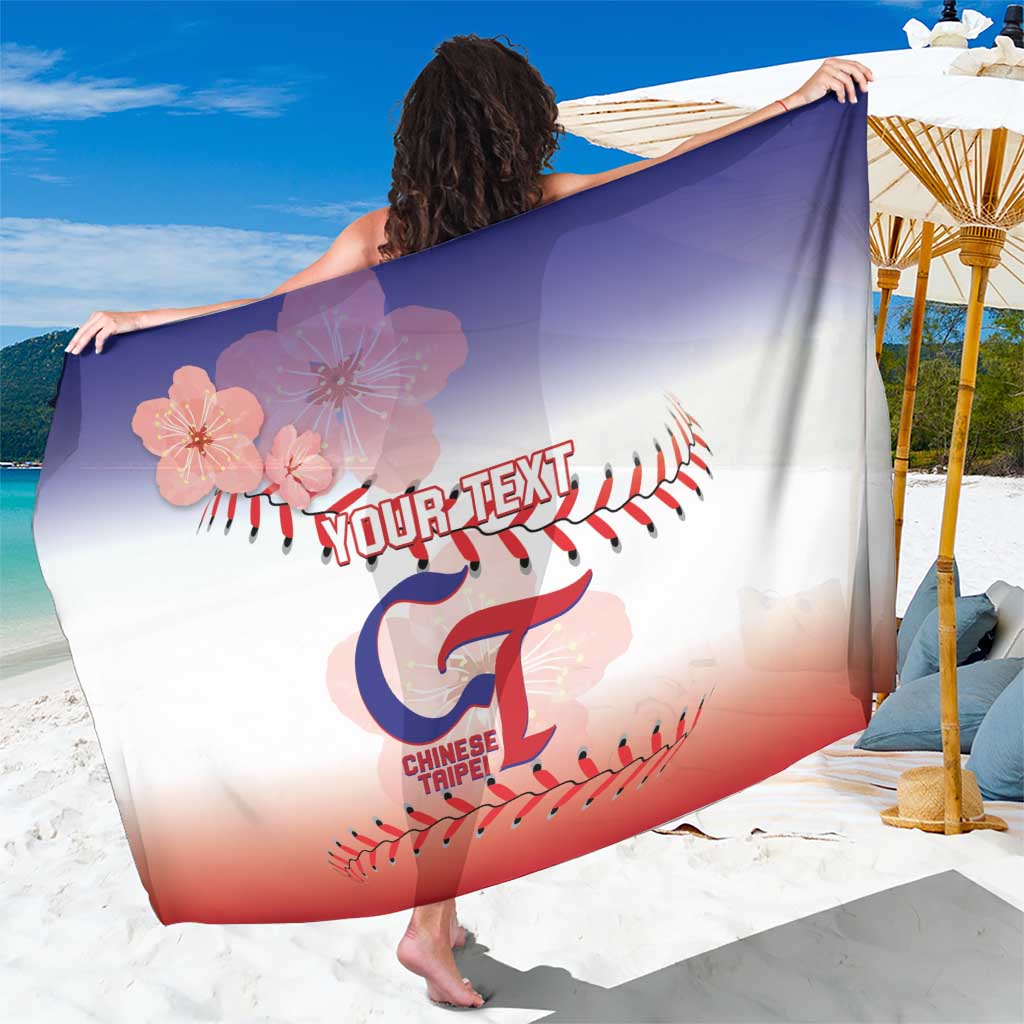 Custom Baseball Chinese Taipei Sarong National Plum Blossom - Dynamic Style - Wonder Print Shop