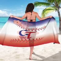 Custom Baseball Chinese Taipei Sarong National Plum Blossom - Dynamic Style - Wonder Print Shop