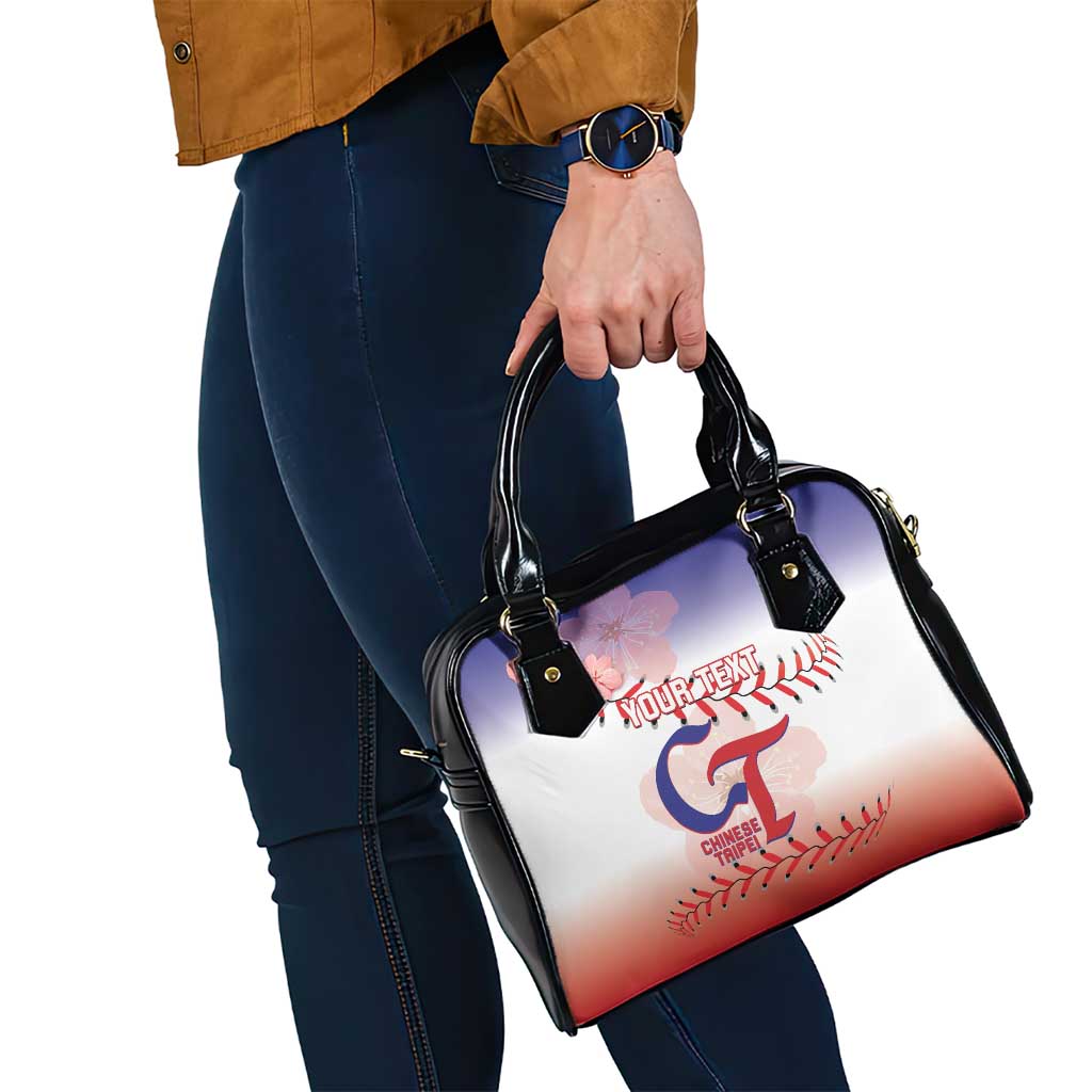 Custom Baseball Chinese Taipei Shoulder Handbag National Plum Blossom - Dynamic Style