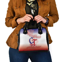 Custom Baseball Chinese Taipei Shoulder Handbag National Plum Blossom - Dynamic Style