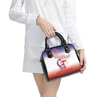 Custom Baseball Chinese Taipei Shoulder Handbag National Plum Blossom - Dynamic Style