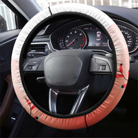 Baseball Chinese Taipei Steering Wheel Cover National Plum Blossom - Dynamic Style - Wonder Print Shop