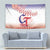 Custom Baseball Chinese Taipei Tapestry National Plum Blossom - Dynamic Style - Wonder Print Shop