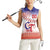 Custom Baseball Chinese Taipei Women Sleeveless Polo Shirt National Plum Blossom - Dynamic Style - Wonder Print Shop