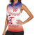 Custom Baseball Chinese Taipei Women Sleeveless Polo Shirt National Plum Blossom - Dynamic Style - Wonder Print Shop