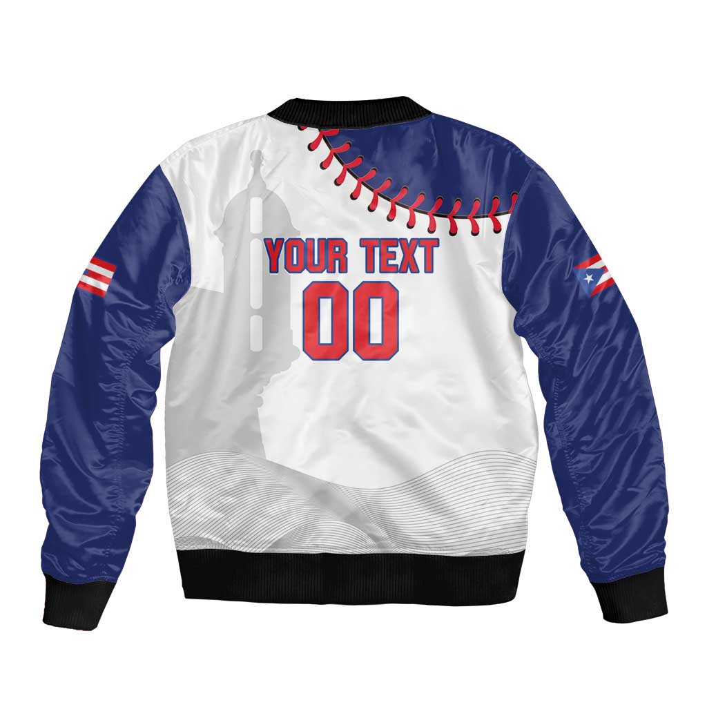Custom Baseball Puerto Rico Bomber Jacket Coqui Mascot - Dynamic Style - Wonder Print Shop