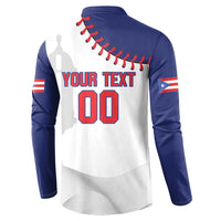 Custom Baseball Puerto Rico Button Sweatshirt Coqui Mascot - Dynamic Style - Wonder Print Shop