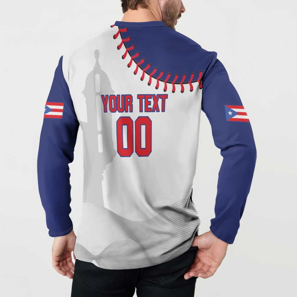 Custom Baseball Puerto Rico Button Sweatshirt Coqui Mascot - Dynamic Style - Wonder Print Shop