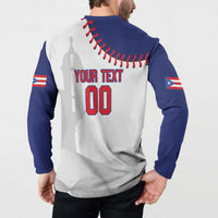 Custom Baseball Puerto Rico Button Sweatshirt Coqui Mascot - Dynamic Style - Wonder Print Shop