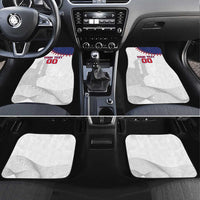 Custom Baseball Puerto Rico Car Mats Coqui Mascot - Dynamic Style - Wonder Print Shop