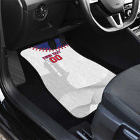 Custom Baseball Puerto Rico Car Mats Coqui Mascot - Dynamic Style - Wonder Print Shop