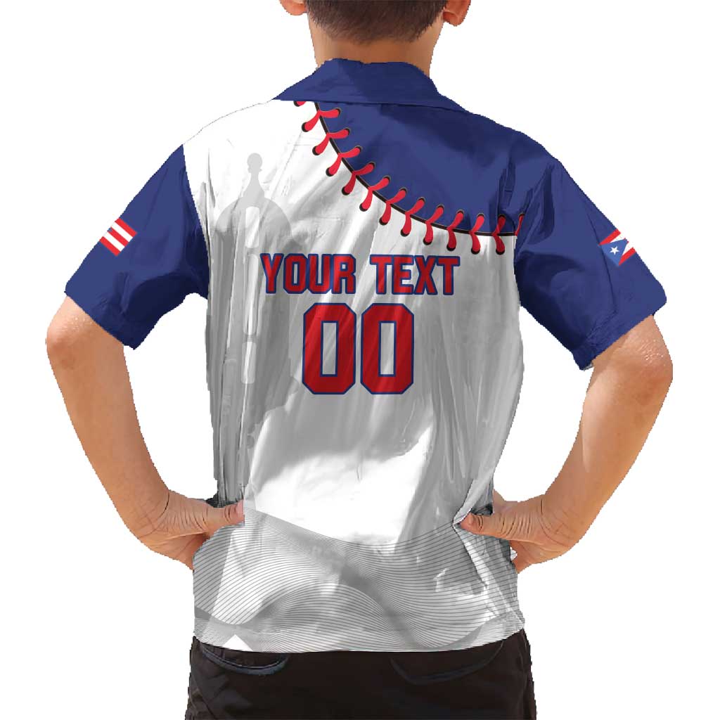 Custom Baseball Puerto Rico Family Matching Long Sleeve Bodycon Dress and Hawaiian Shirt Coqui Mascot - Dynamic Style - Wonder Print Shop