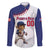 Custom Baseball Puerto Rico Family Matching Long Sleeve Bodycon Dress and Hawaiian Shirt Coqui Mascot - Dynamic Style - Wonder Print Shop