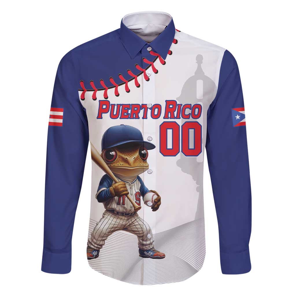 Custom Baseball Puerto Rico Family Matching Short Sleeve Bodycon Dress and Hawaiian Shirt Coqui Mascot - Dynamic Style - Wonder Print Shop