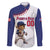 Custom Baseball Puerto Rico Family Matching Short Sleeve Bodycon Dress and Hawaiian Shirt Coqui Mascot - Dynamic Style - Wonder Print Shop