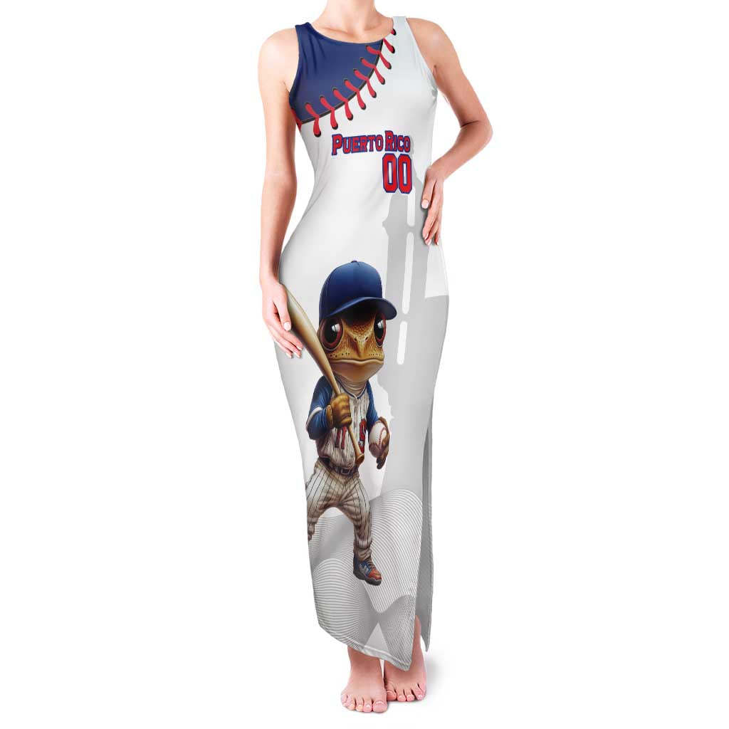 Custom Baseball Puerto Rico Family Matching Tank Maxi Dress and Hawaiian Shirt Coqui Mascot - Dynamic Style - Wonder Print Shop