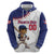 Custom Baseball Puerto Rico Hoodie Coqui Mascot - Dynamic Style - Wonder Print Shop