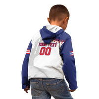 Custom Baseball Puerto Rico Kid Hoodie Coqui Mascot - Dynamic Style - Wonder Print Shop