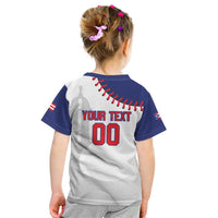 Custom Baseball Puerto Rico Kid T Shirt Coqui Mascot - Dynamic Style - Wonder Print Shop
