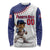 Custom Baseball Puerto Rico Long Sleeve Shirt Coqui Mascot - Dynamic Style - Wonder Print Shop