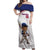 Custom Baseball Puerto Rico Off Shoulder Maxi Dress Coqui Mascot - Dynamic Style - Wonder Print Shop