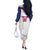 Custom Baseball Puerto Rico Off The Shoulder Long Sleeve Dress Coqui Mascot - Dynamic Style - Wonder Print Shop