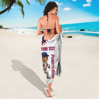 Custom Baseball Puerto Rico Sarong Coqui Mascot - Dynamic Style - Wonder Print Shop